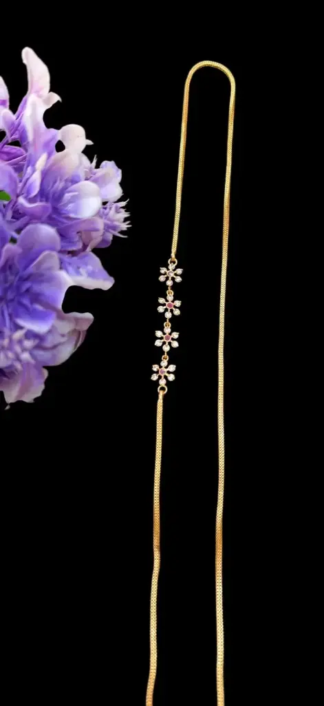 One Gram Gold Impon Stone Mope Chain 