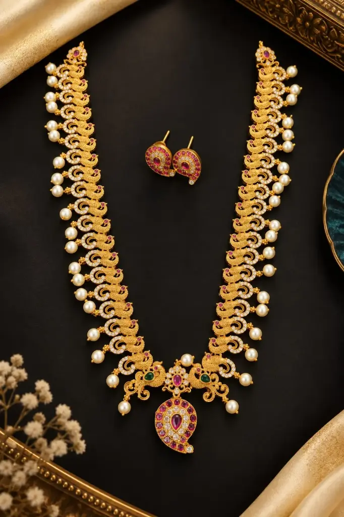 Antique Finish Middle Haram Set