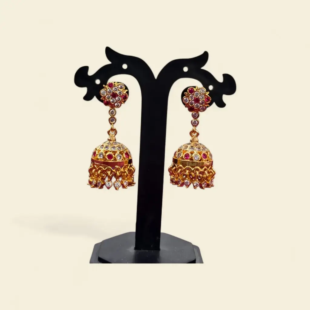 impon stone earrings
