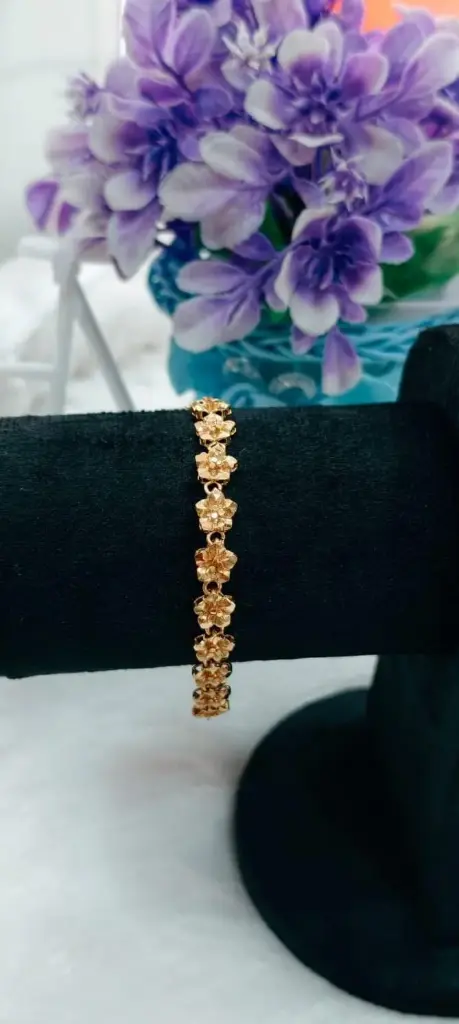 One Gram Gold Forming Finished Bracelet