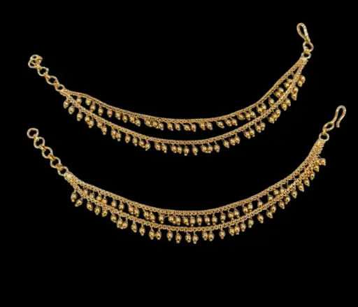 Antique Finished 2 Layer Ear Chain