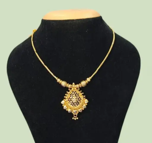 One Gram Gold Forming Finished Neckace