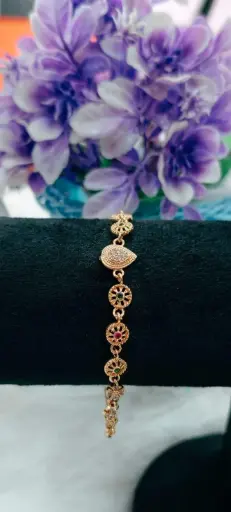 Micro Plate AD Stone Bracelet