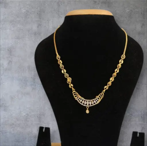 Forming Finished  Stone Necklace  